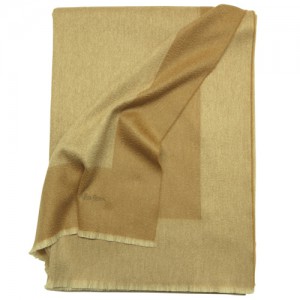 Плед GLEN SAXON Border Sandstone Sand, кашемир, 150х200 см